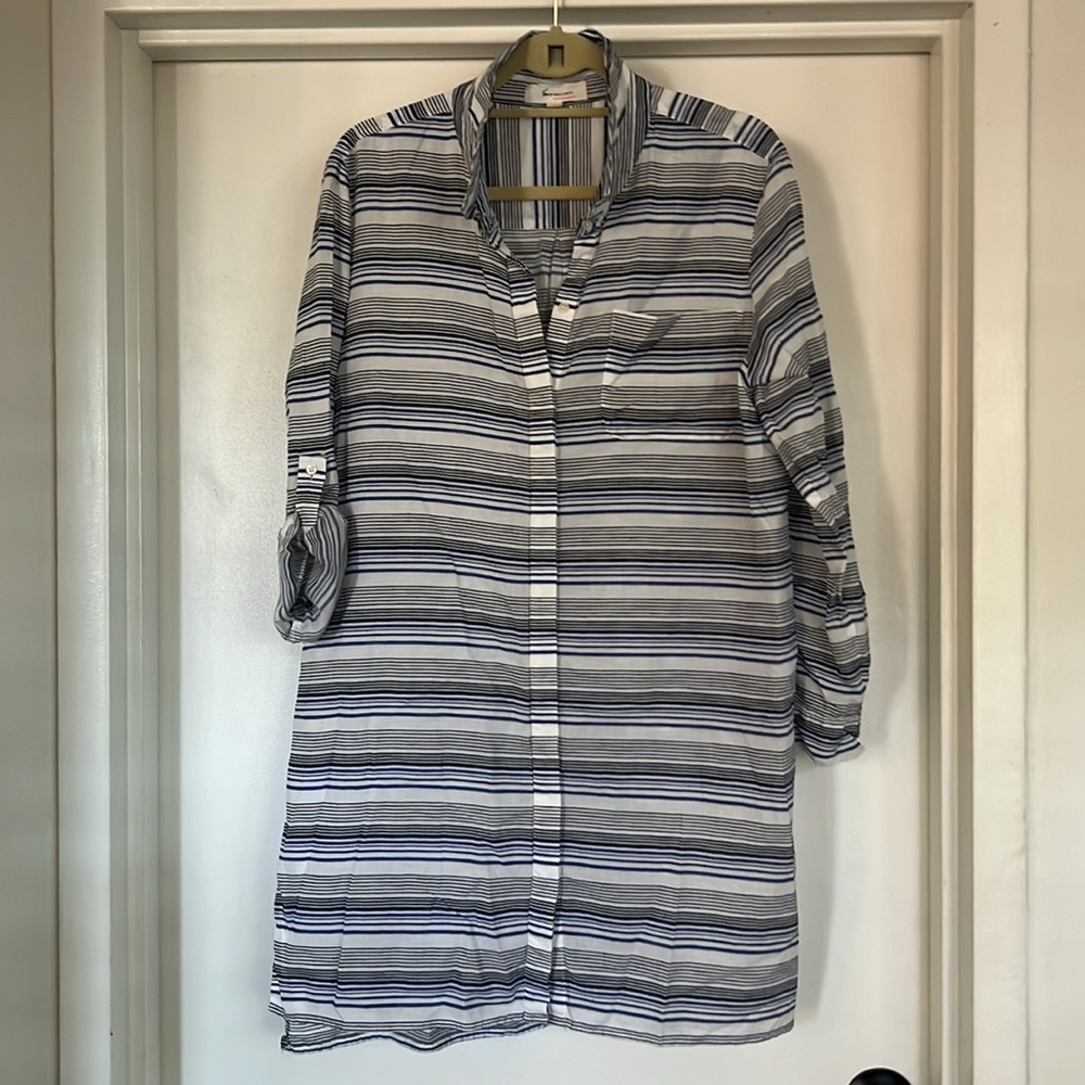 Two By Vince Camuto Linen Button Front Shirt For … - image 7